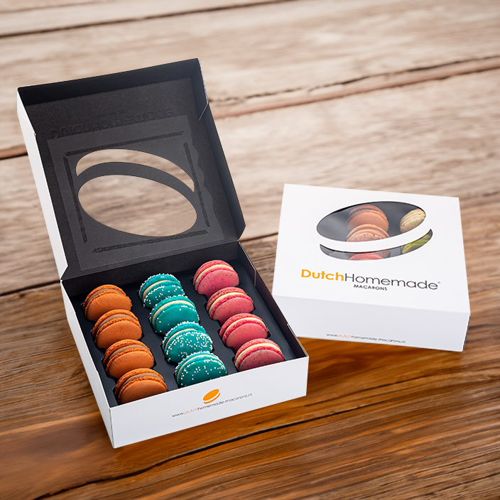 XL Premium Macaron – 12er Box